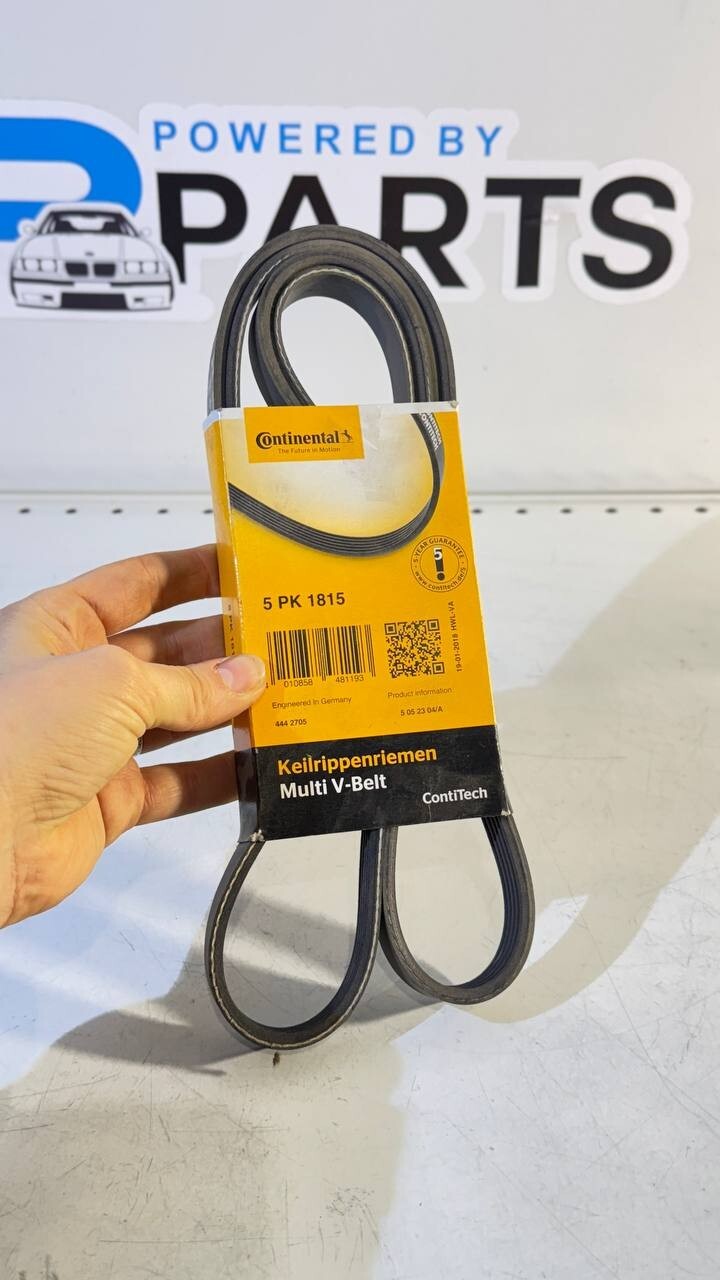 BMW E34, E36, E39 Ribbed V-Belt (Continental) 5PK1815 11282244179