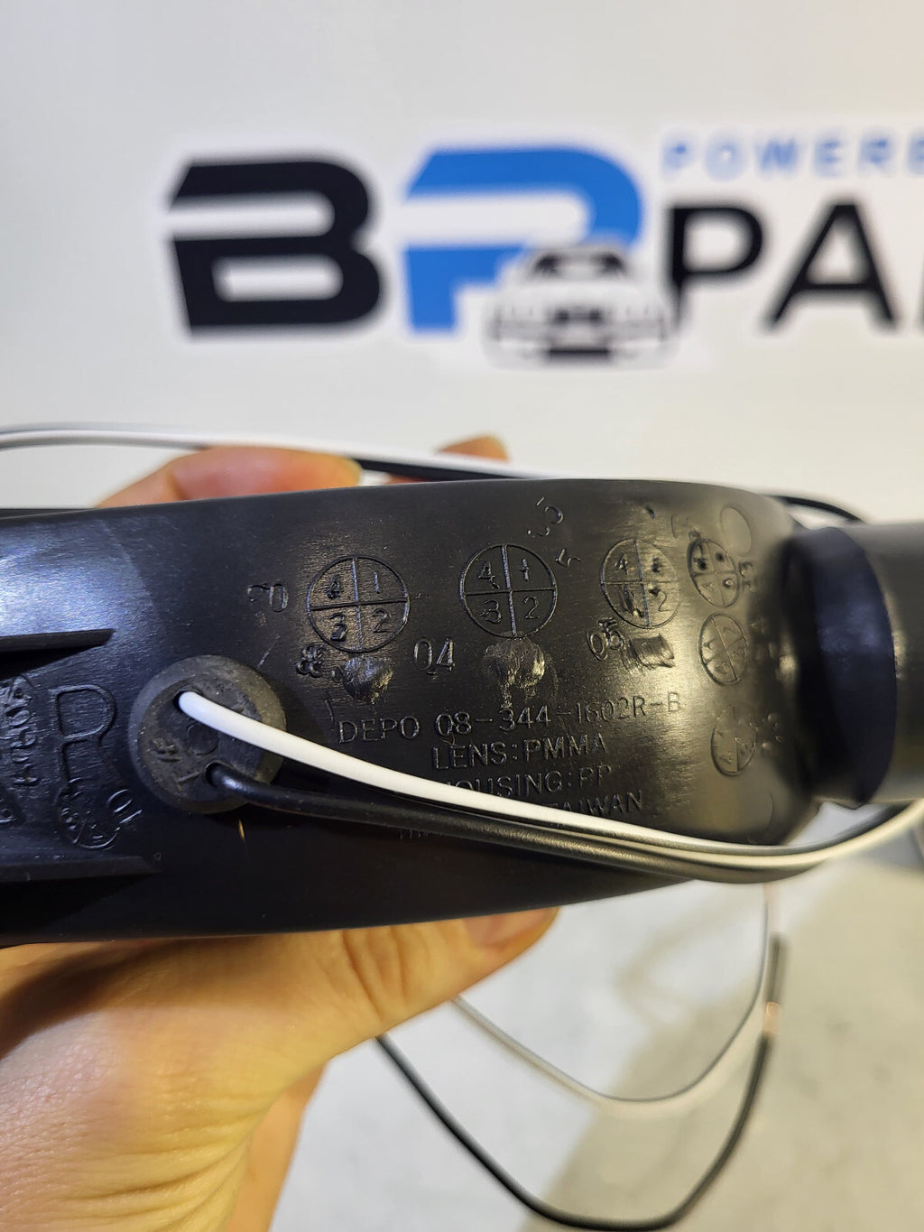 BMW E30 Front indicators clear 63131381747 63131381748