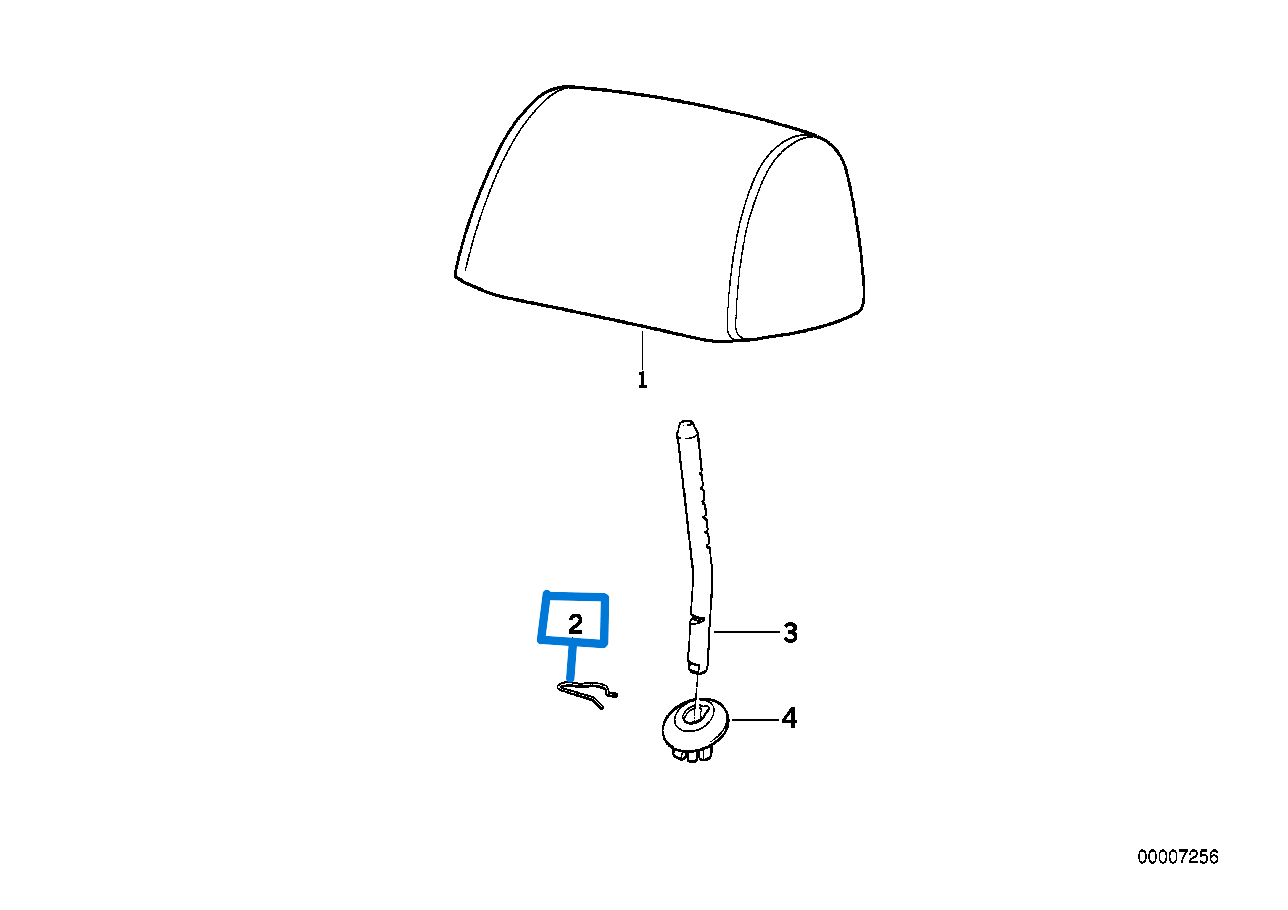 1Psc BMW E30 E36 E46 E32 Spring washer 52101928809