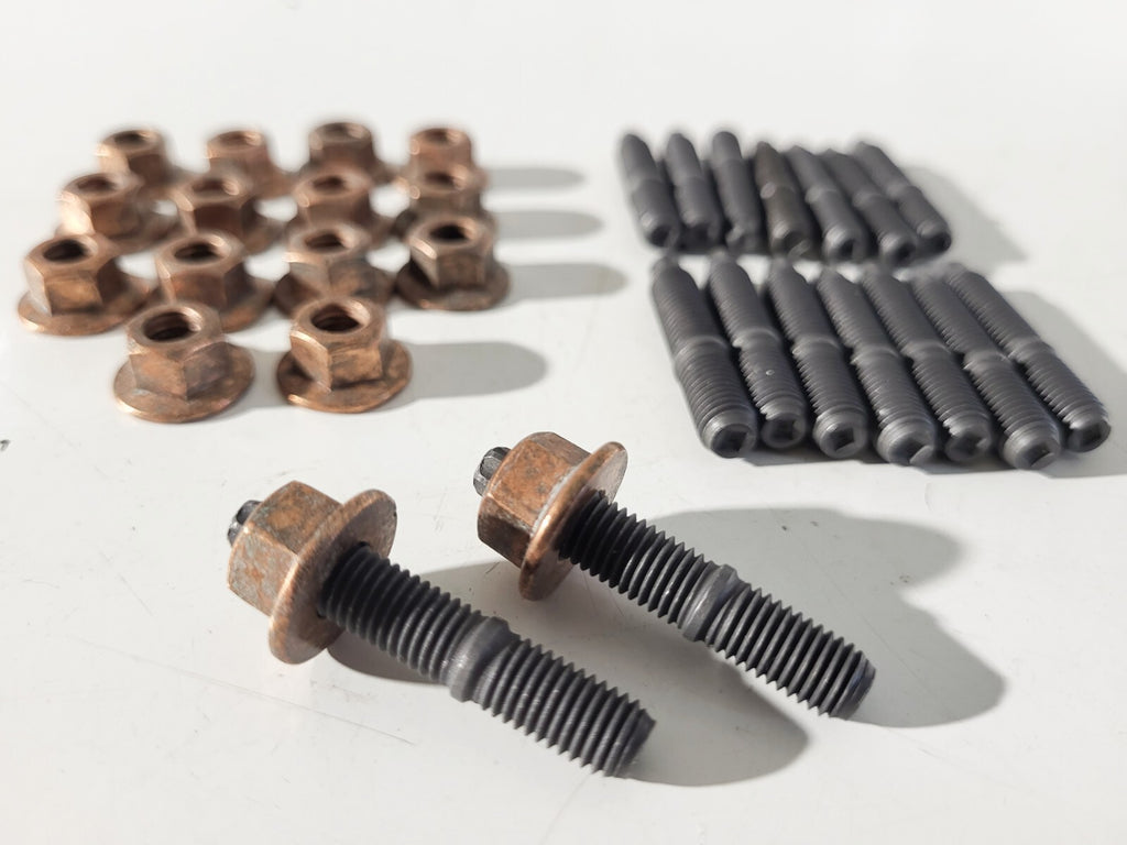 BMW ASA-stud bolt M7X39MM 11127593376 Hex nut 11721437202 16 + 16pcs