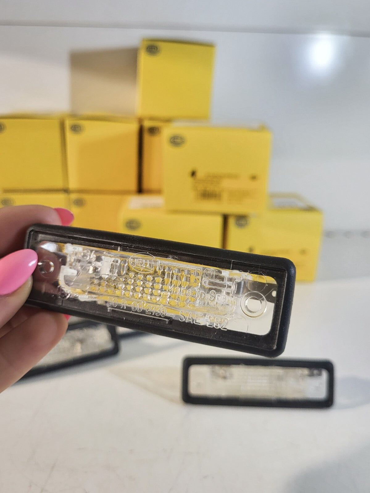 BMW E30 registration plate light 63261372763 63261354034 2pcs, without box