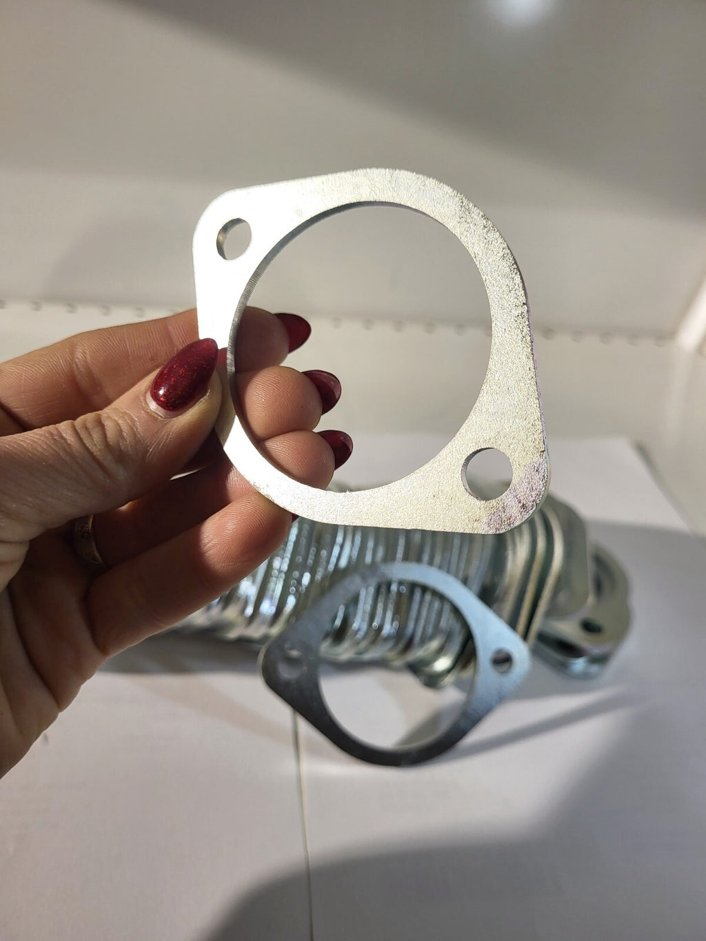 BMW E30 E36 E46 galvanized rear strut tower shock mount reinforcement plate 1pc