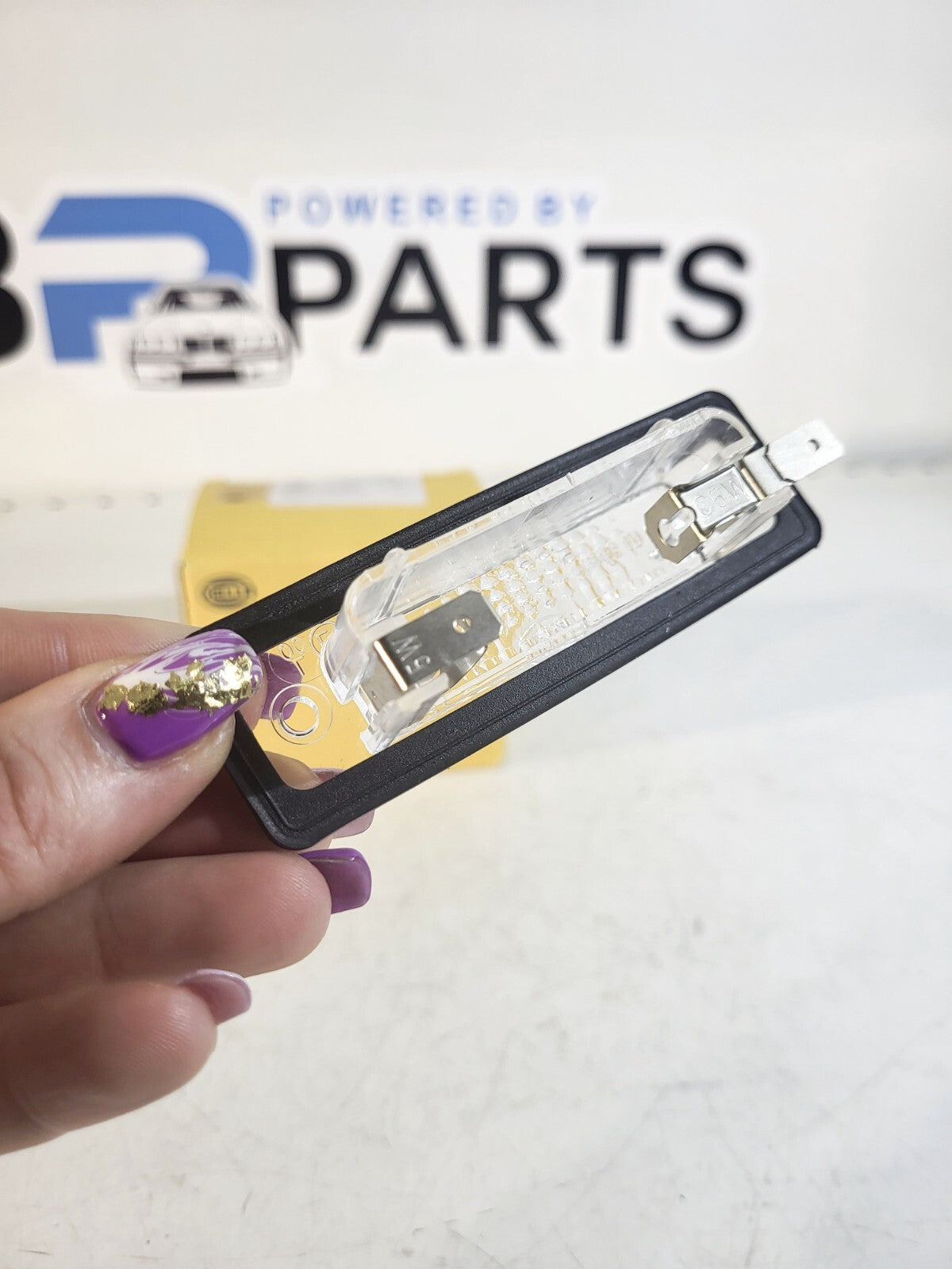 BMW E30 registration plate light 63261372763  63261354034 1pc without box Hella