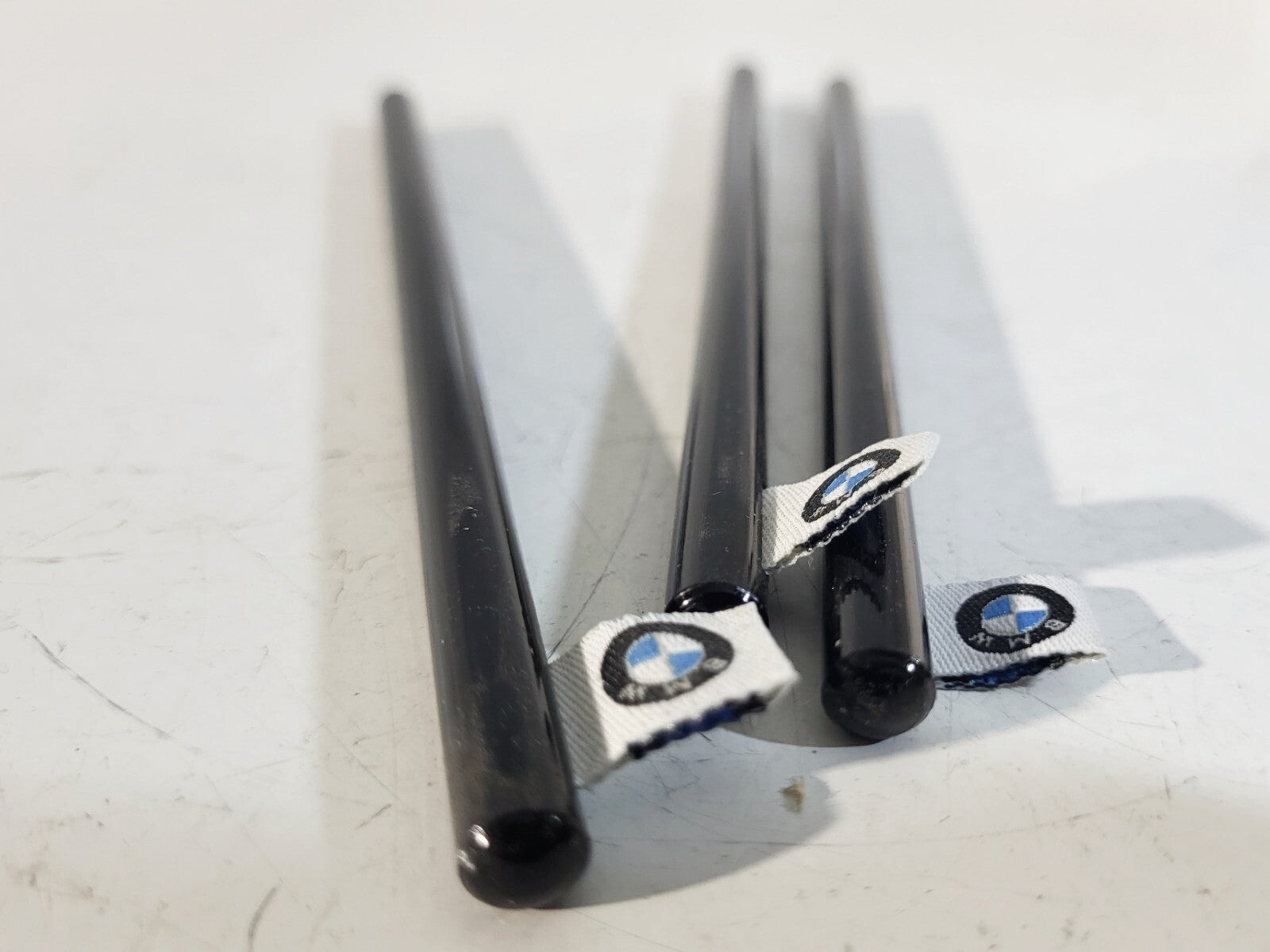 1PSC BMW  pencil flag label black 80560444559