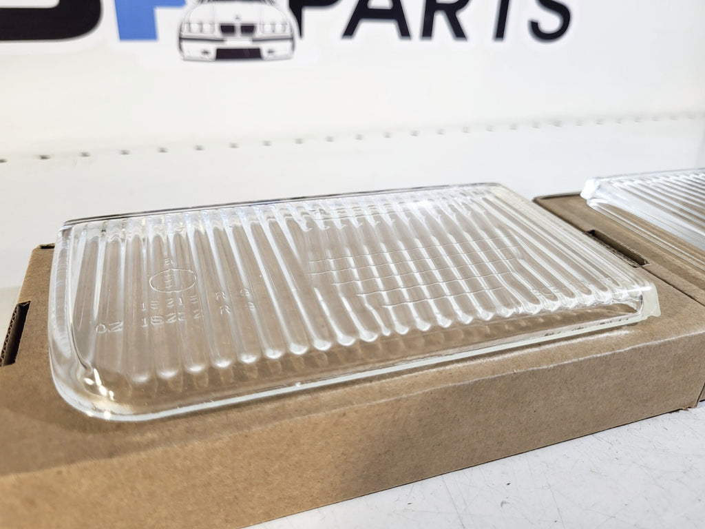 BMW E34 front fog lights glass OEM look, right/left, set of 2