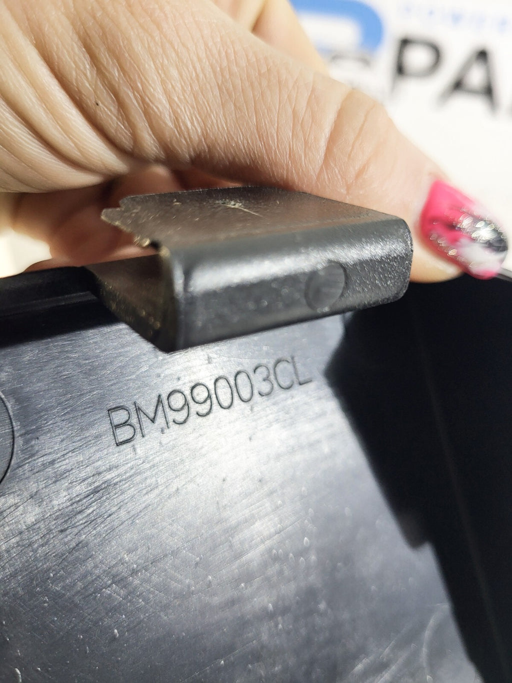 BMW E34 Cover front foglight cut-out, left 51111946497