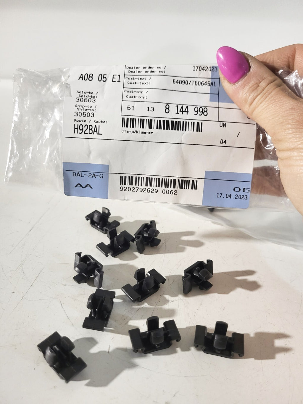 BMW E36 Clamp 1psc 51138144998