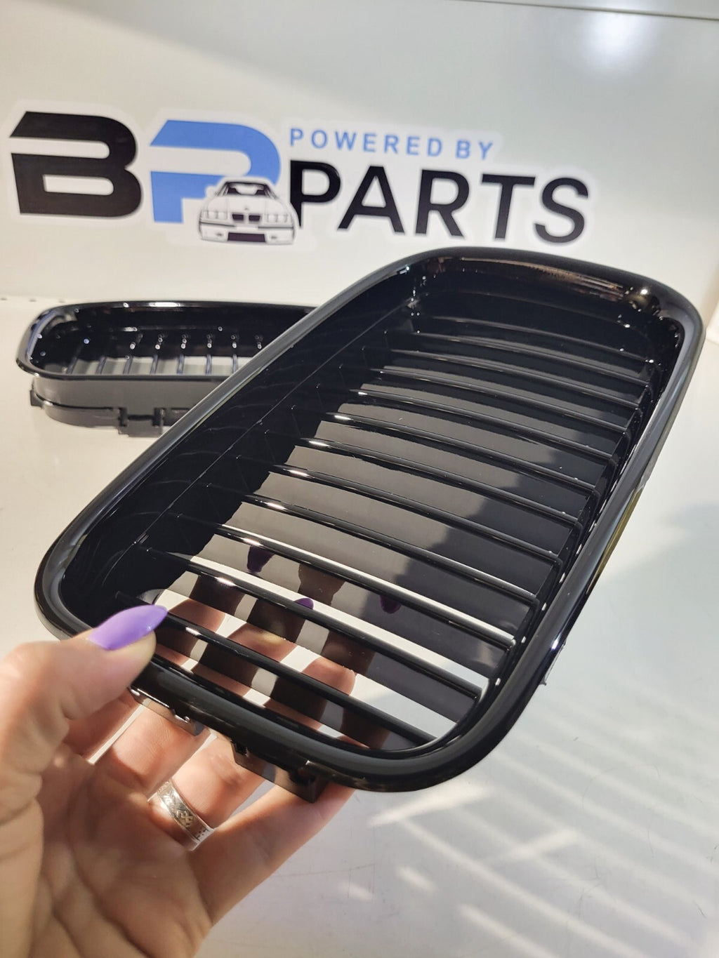 BMW E36 Kidney set High Gloss Black 51138122238 51138122237 NKFS36GL
