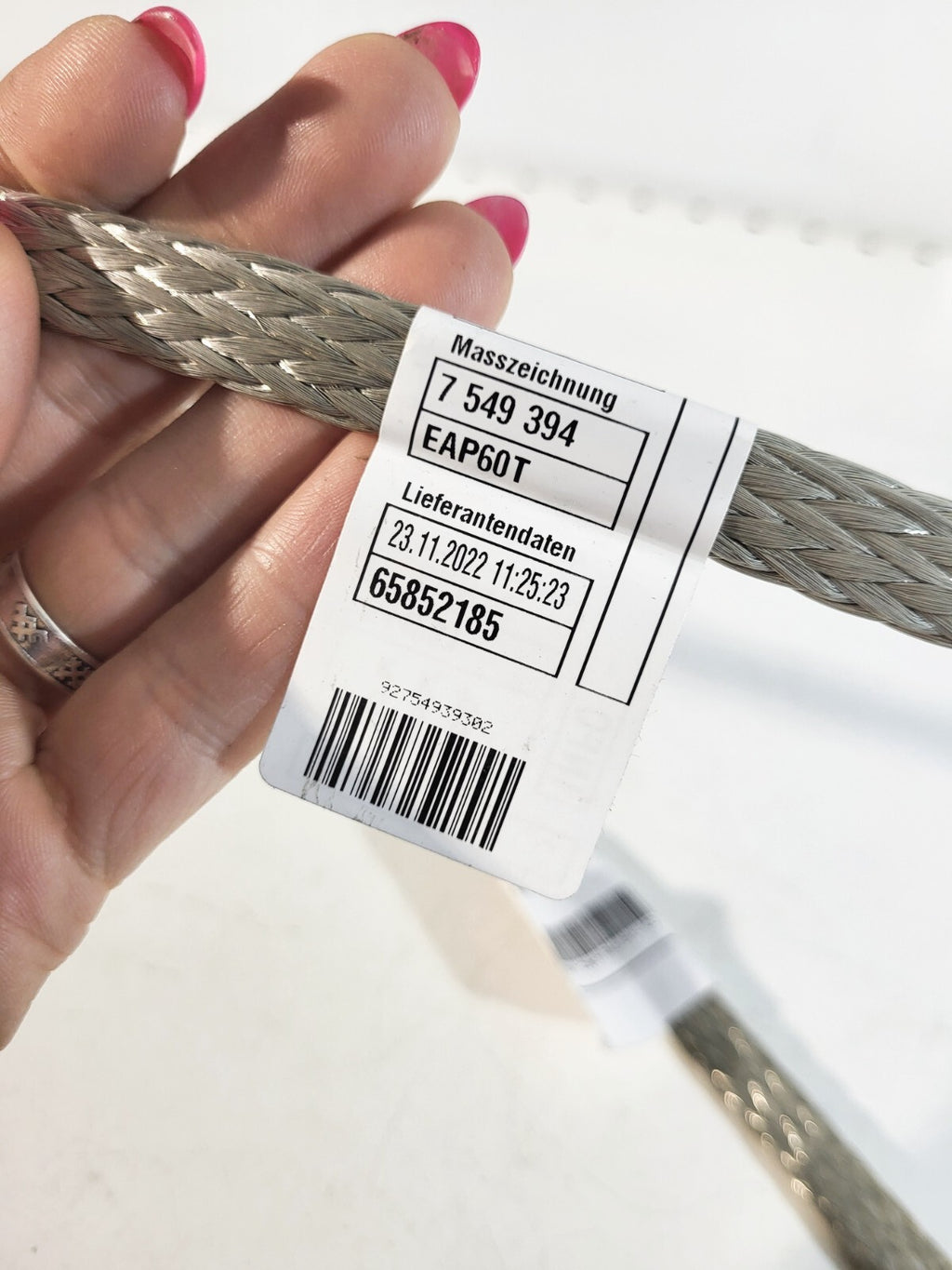 BMW E81 E87 E88 E90 E91 Ground cable 12427549393 1psc