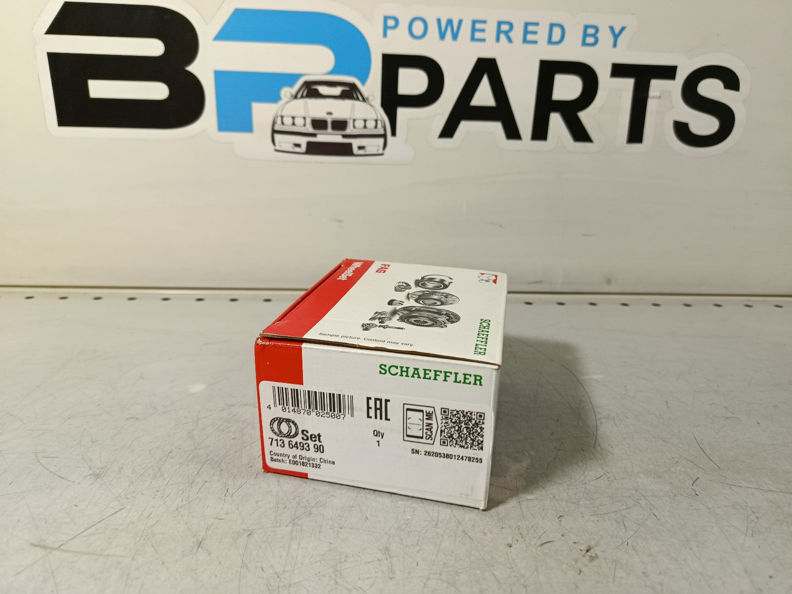 BMW E92 Angular ball bearing 33416762317 FAG 713 6493 90 2pc set