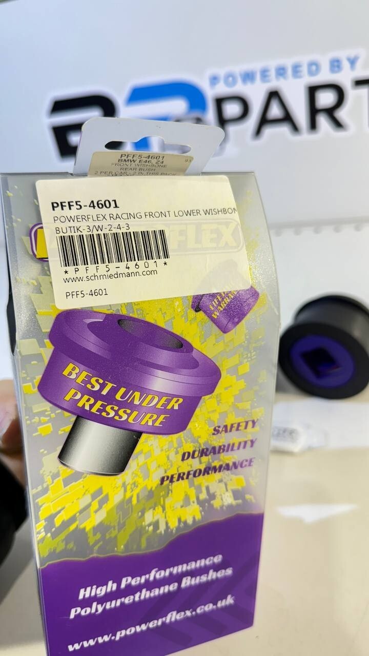 BMW E46 Powerflex Front Lower Wishbone Bush with Holder PFF5-4601 31126783376