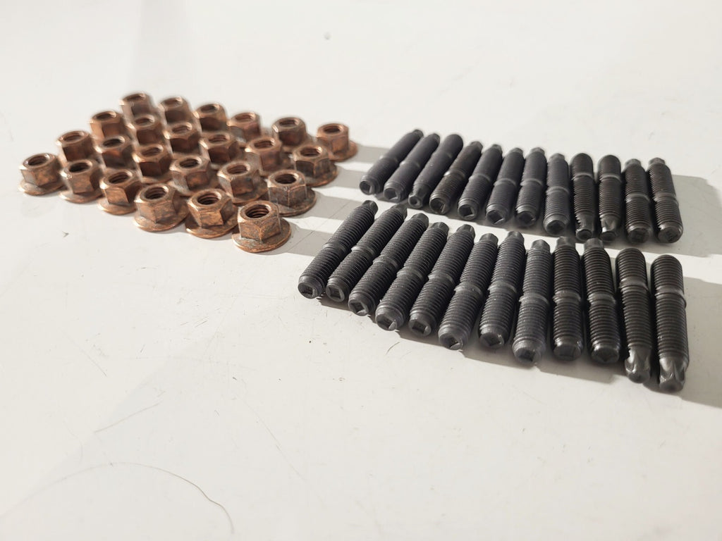 BMW Exhaust manifold ASAstud bolt& hex nut 24pcs M7X39MM 11127593376 11721437202