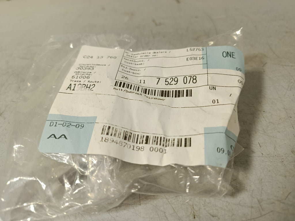 BMW Bolt ZNS3 chrome-free CR(VI) 25117529078