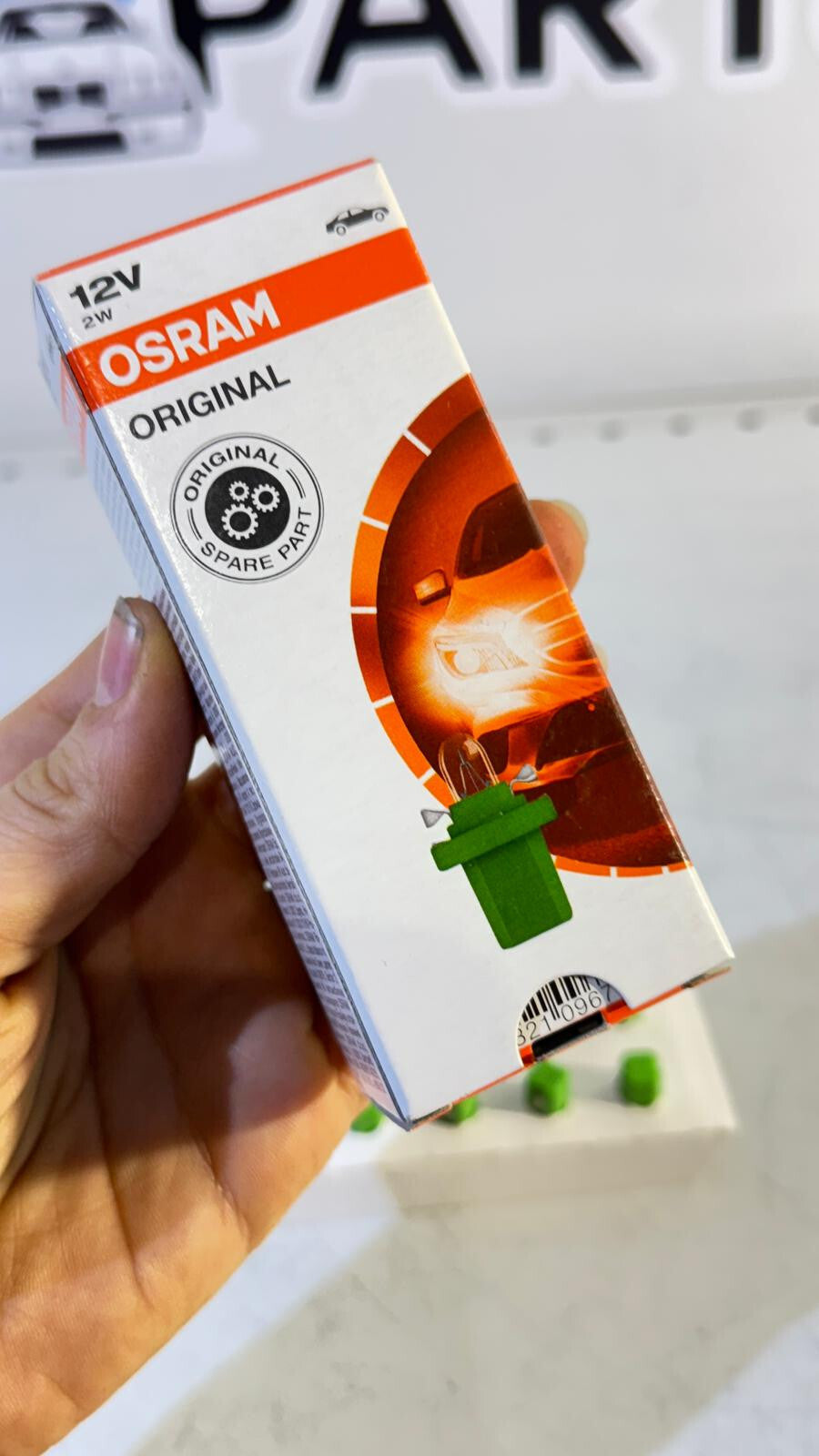 OSRAM 12V 2W DASHBOARD LIGHT BULB 2722MF 1psc
