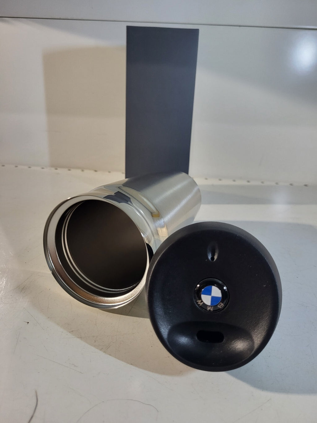 BMW genuine Insulated thermo mug SILVER/BLACK 80562211967
