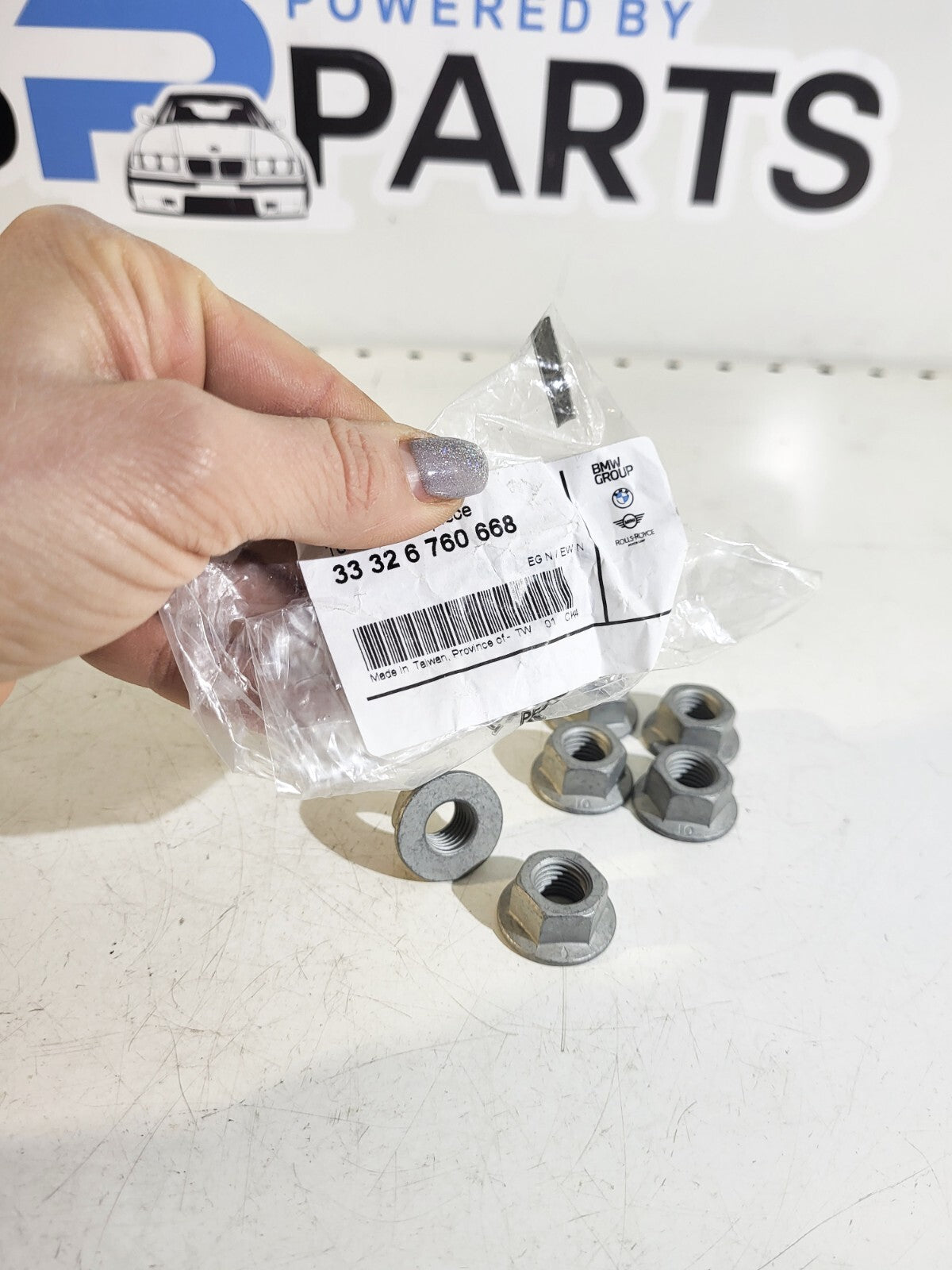 BMW Self-locking collar nut M12X1,5-10 ZNS3 33326760668 set of 2pcs