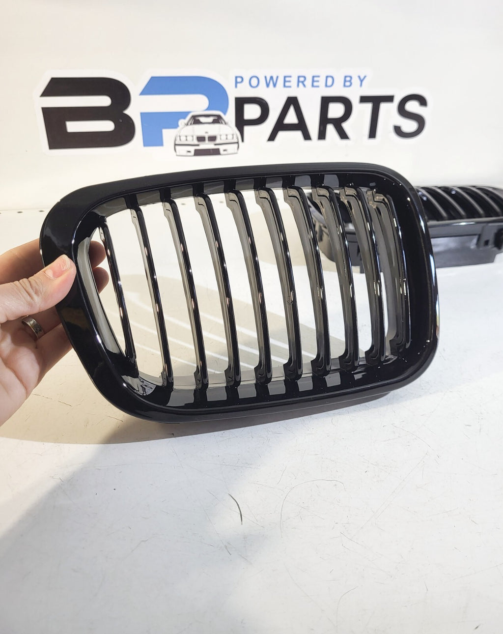 BMW E46 pre-facelift sedan front grille high gloss black, not oem