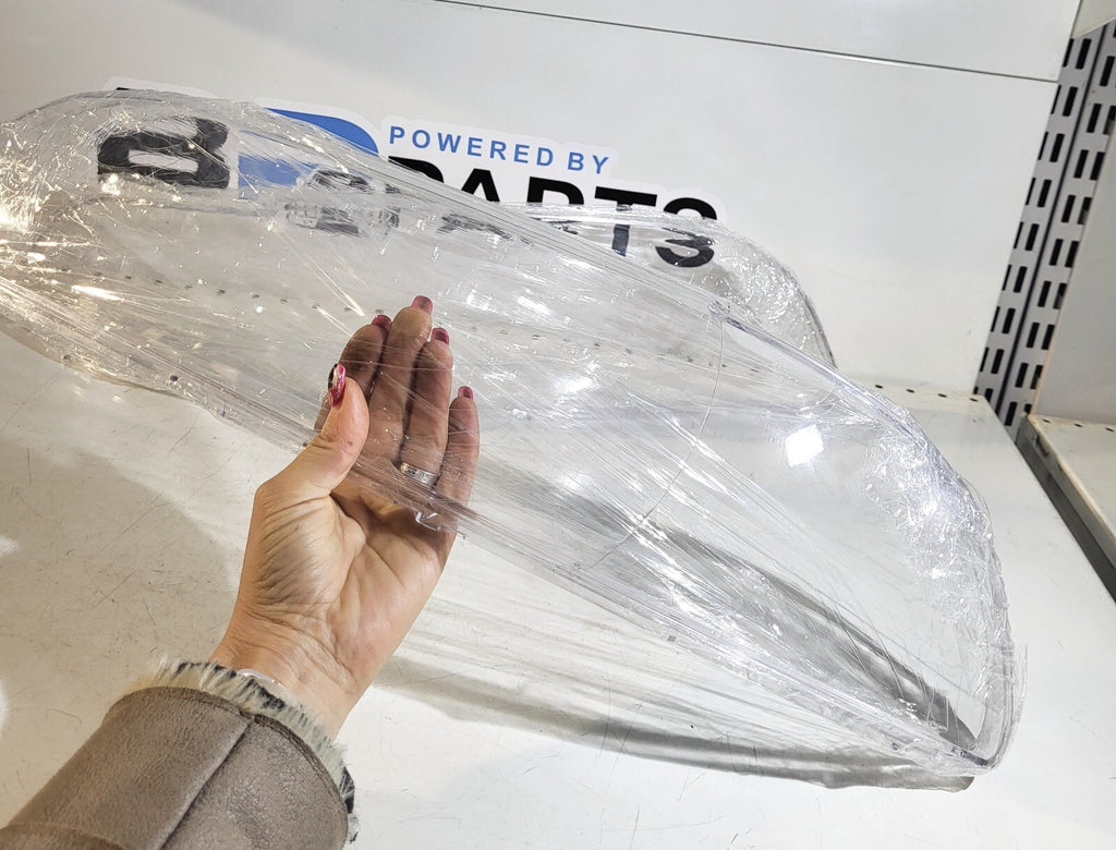 BMW E39 headlights plastic glass, clear, right, left, set of 2