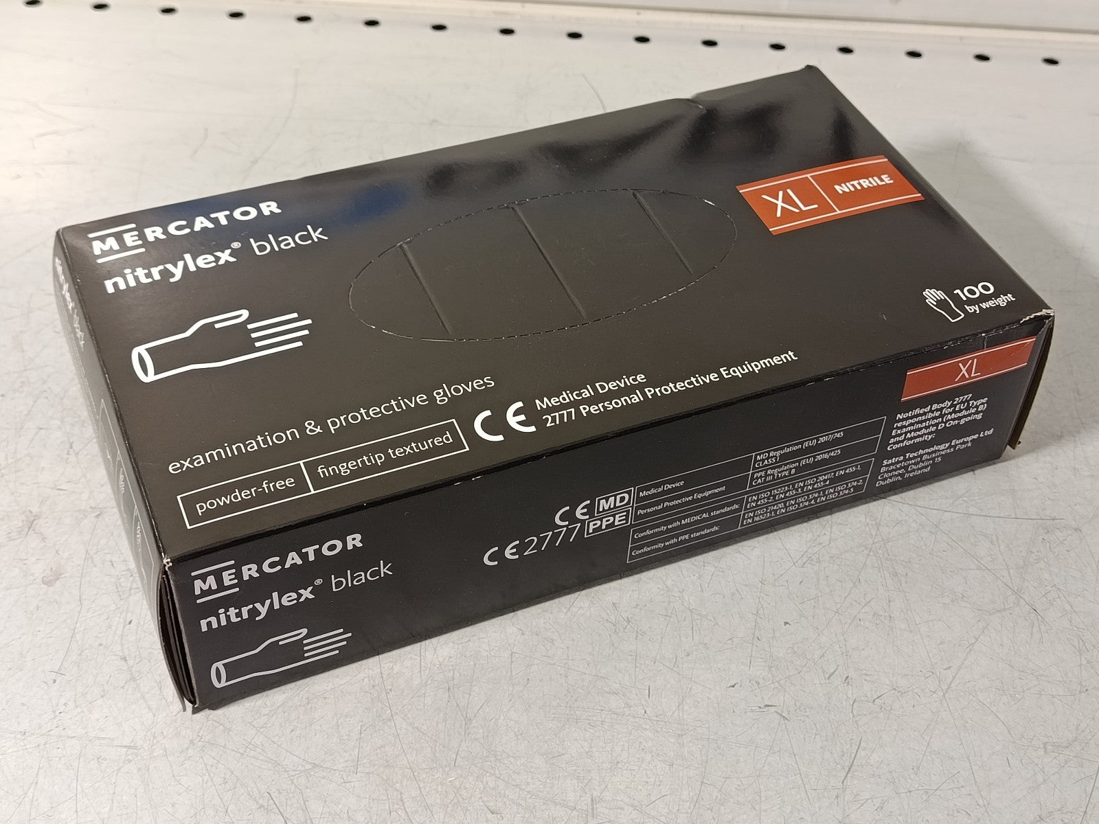 MERCATOR car mehanic nitril XL black gloves RD30104005