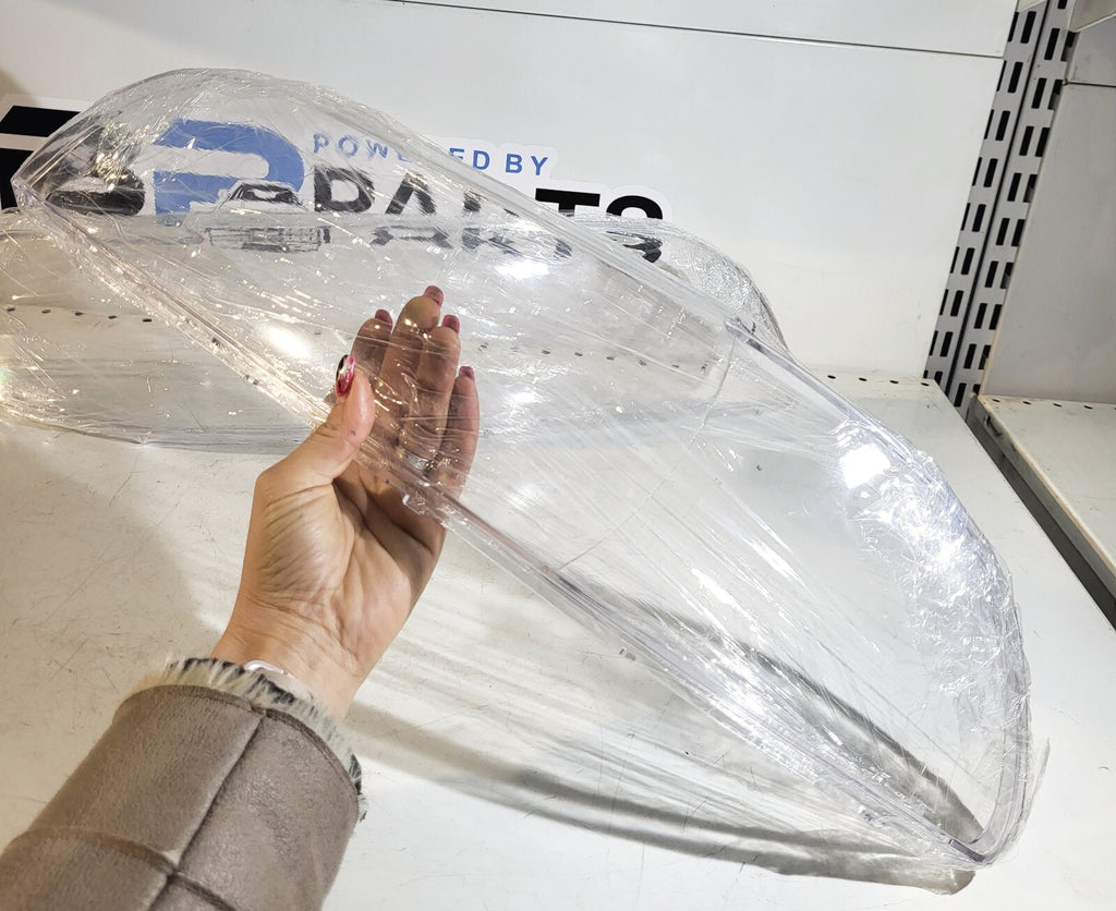 BMW E39 headlights plastic glass, clear, right, left, set of 2