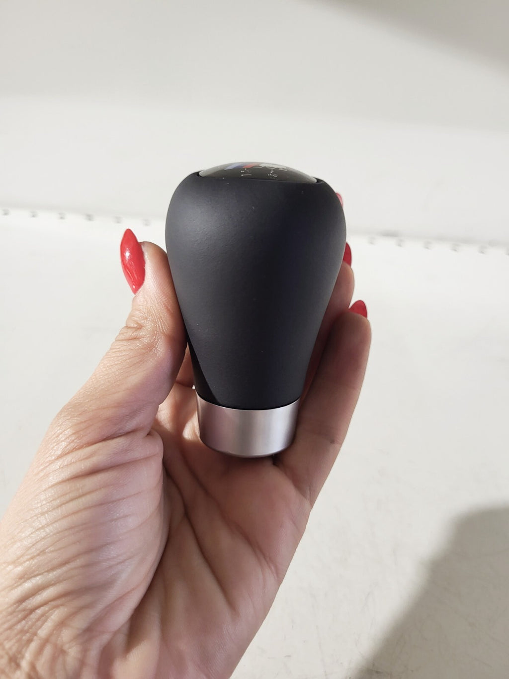 BMW E46 Gearshift knob,leather/M plaque/5-speed 25117896031