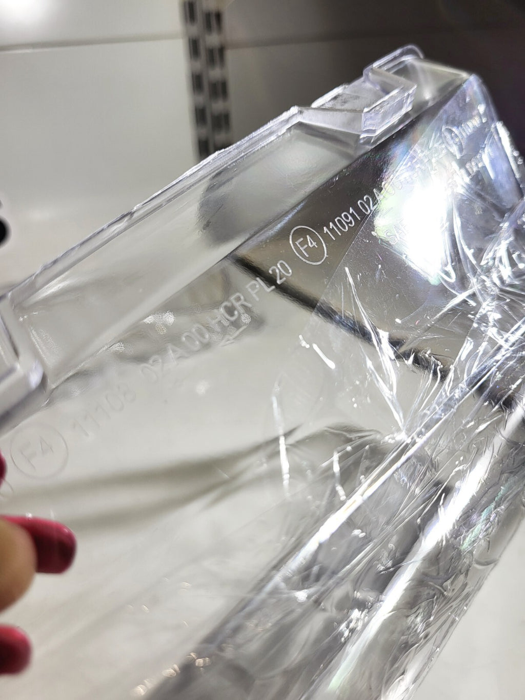 BMW E46 Facelift headlights plastic cover, right, left, set of 2