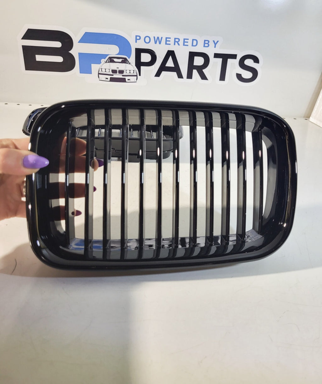 BMW E36 Kidney set High Gloss Black 51138122238 51138122237 NKFS36GL