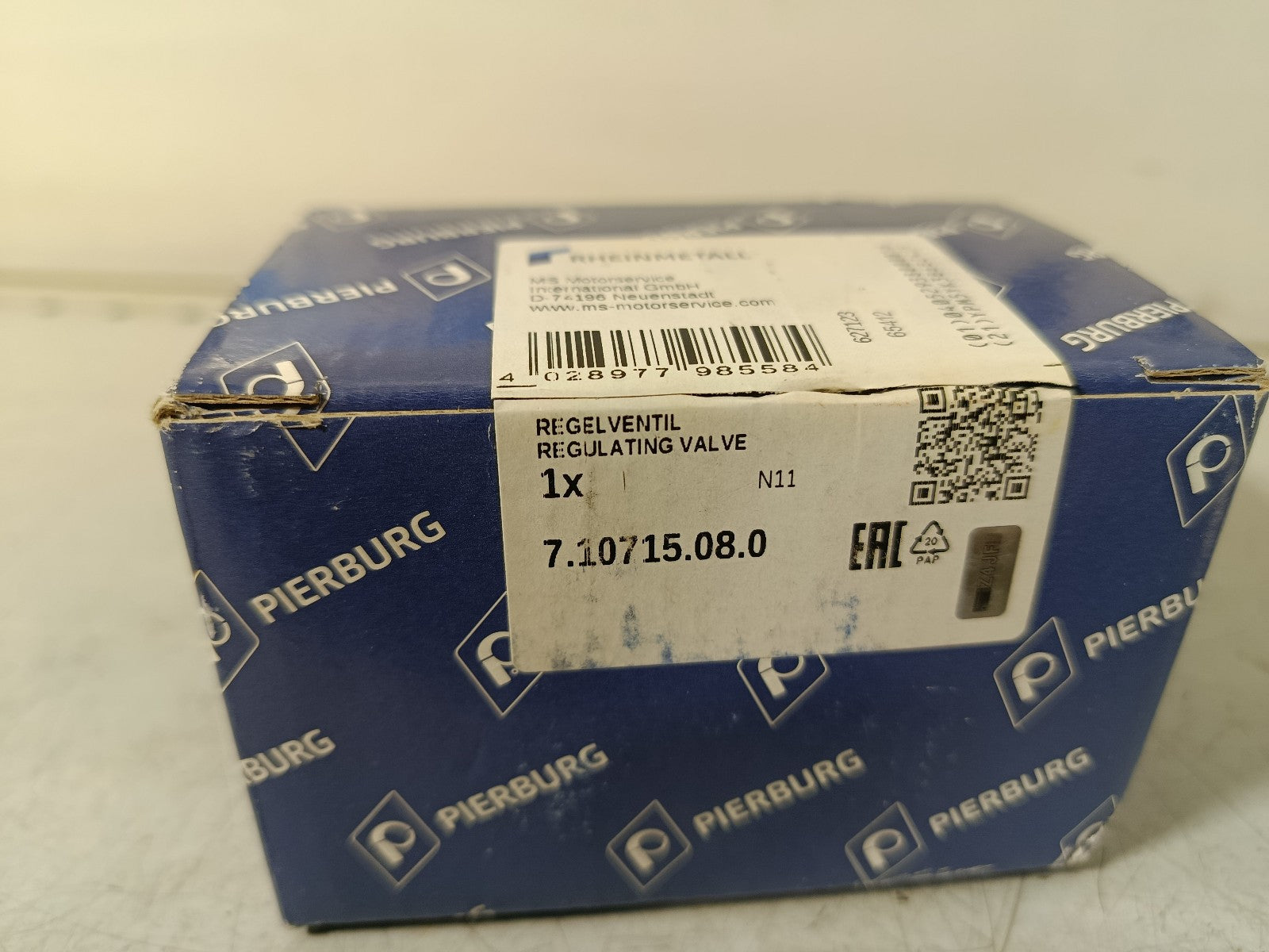 BMW 13517787186 Flow-control valve PIERBURG 7.10715.08.0