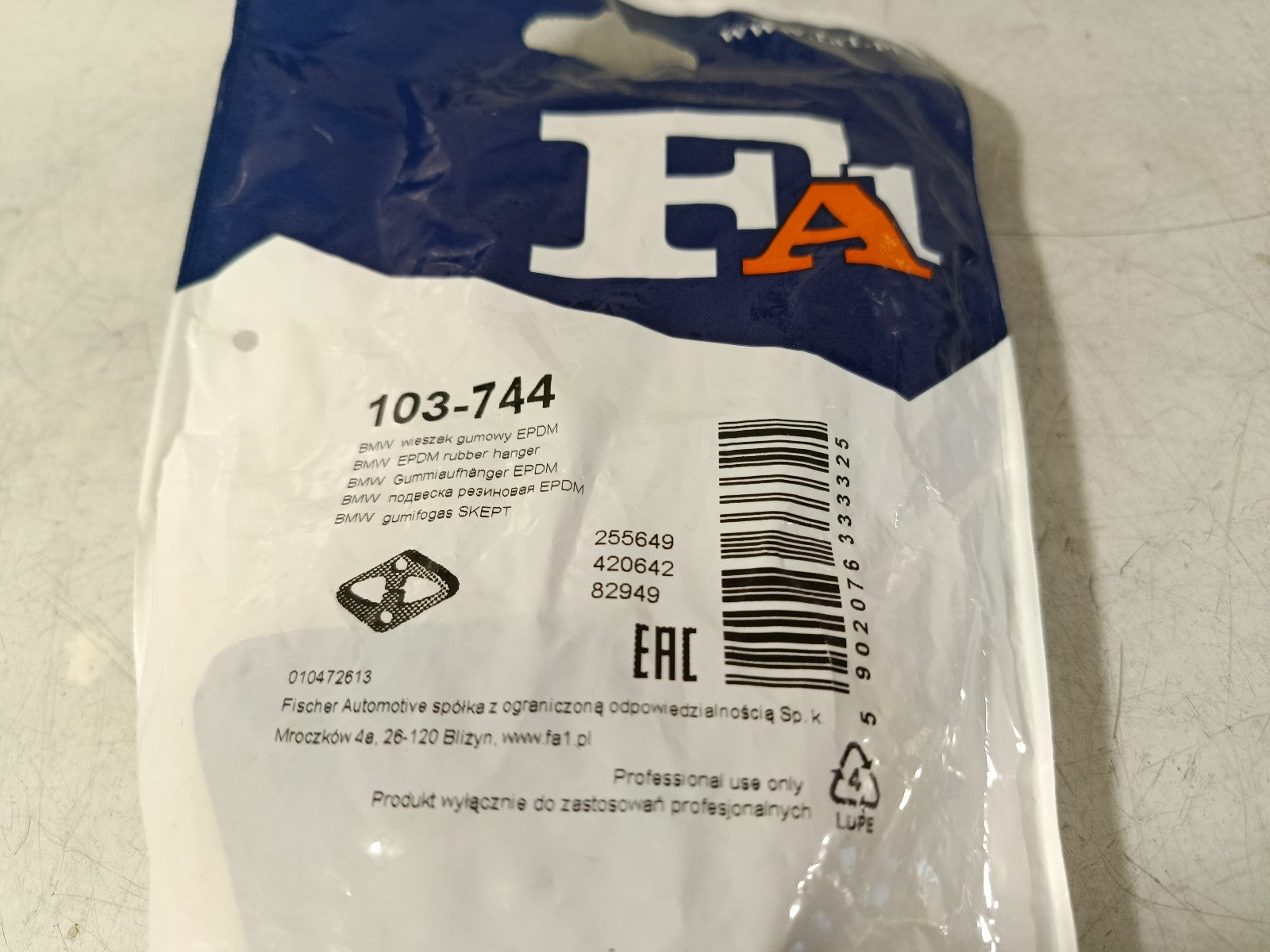 BMW e92 325i exhaust Rubber Mounting 18208570671 FA1 103-744