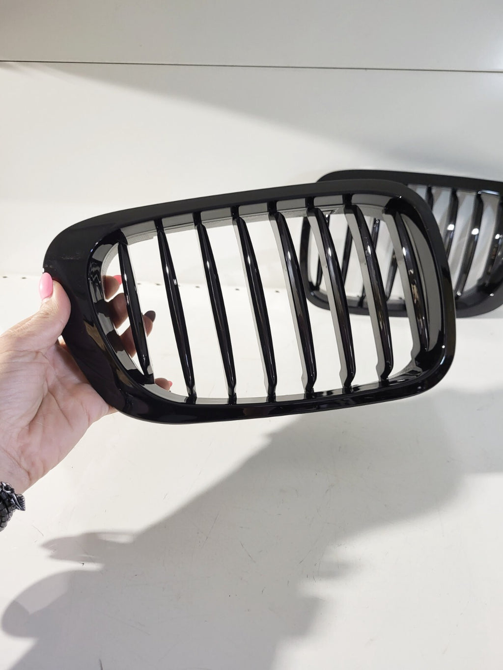BMW E46 Coupe front grille high gloss black, not oem