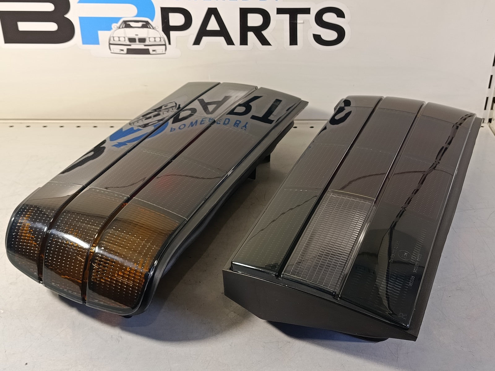 BMW e30 Taillights set dark in the iconic original look from the 80-90s