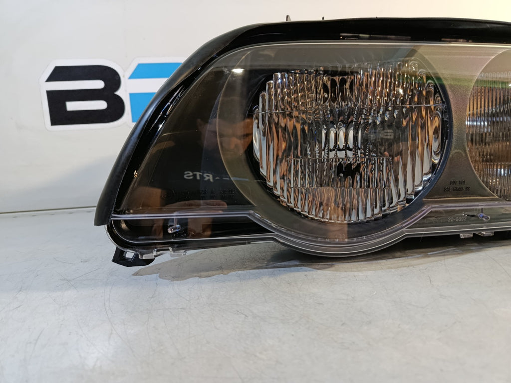 BMW X5 E53 L/R Headlight, White Turn Indicator (TYC) 63126930211 63126930212