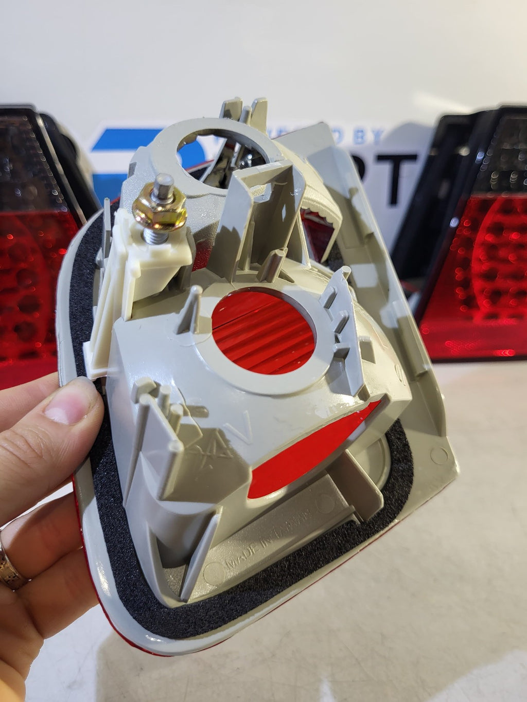 BMW e46 FL sedan Taillights LED red/black with indicator at the top