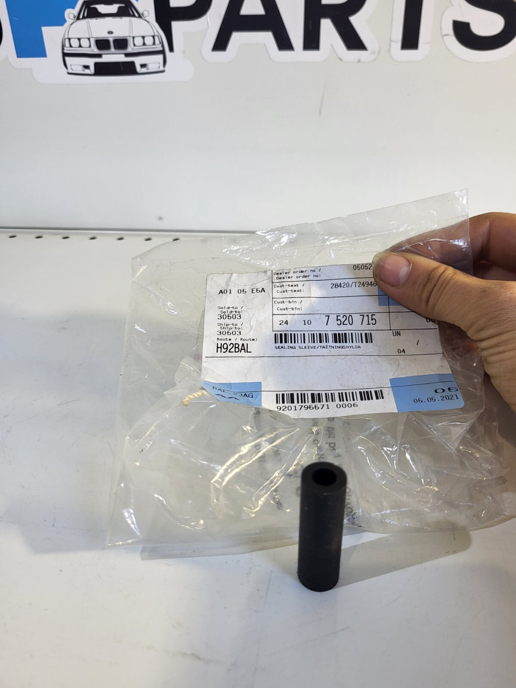 BMW E90 E60 E53 Sealing sleeve L=40,7MM 24107520715