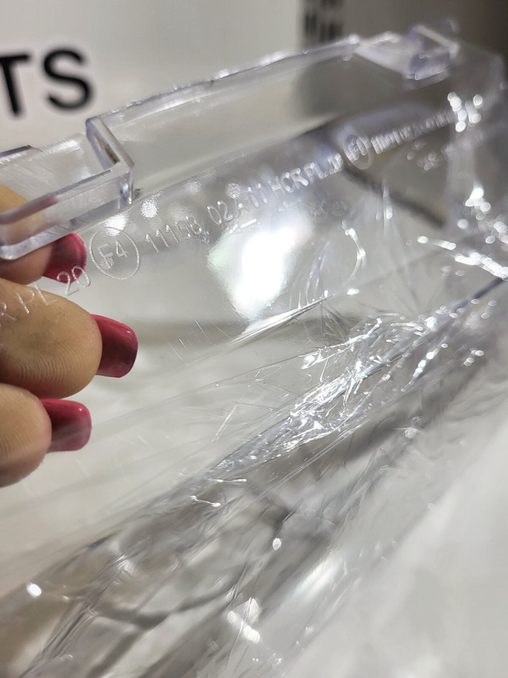 BMW E46 Facelift headlights plastic cover, right, left, set of 2