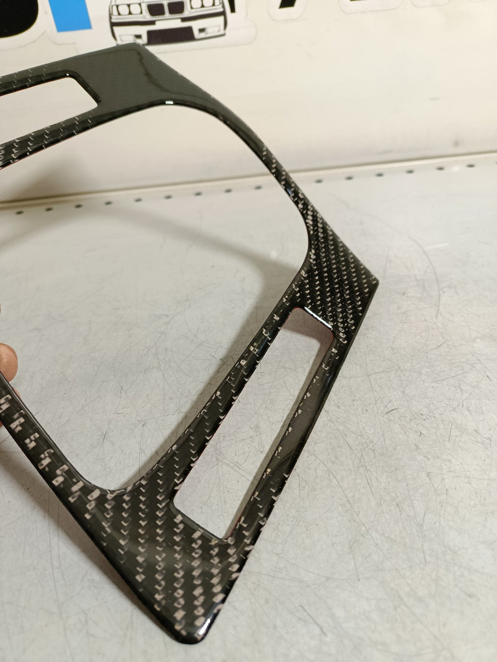 BMW E46 Depositing Box Bottom Panel carbon sticker 51167052068