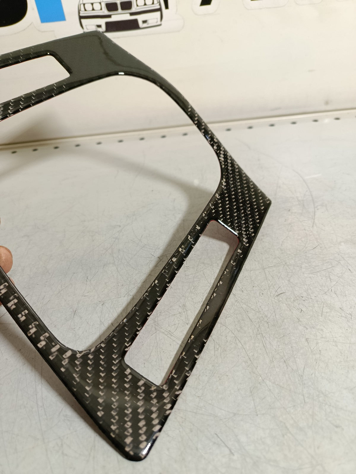 BMW E46 Depositing Box Bottom Panel carbon sticker 51167052068