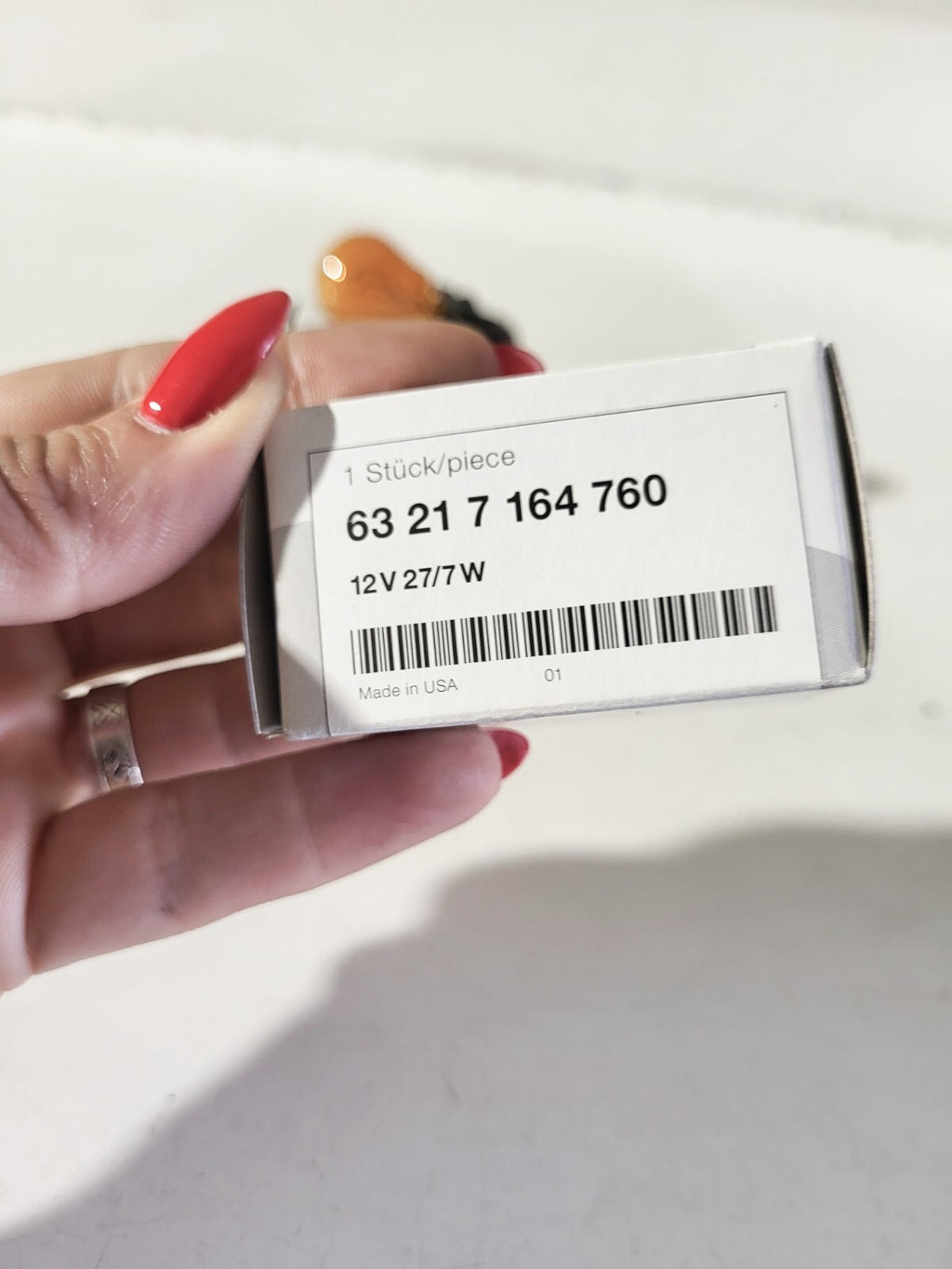 BMW E53 Bulb yellow S8 WEDGE 3757AK 63217164760