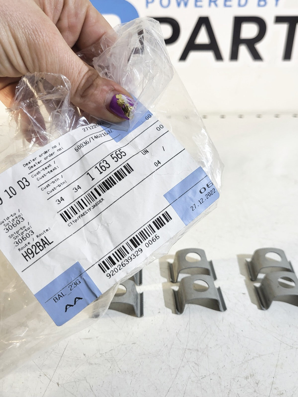 BMW Clip 34341163565 set of 2pcs