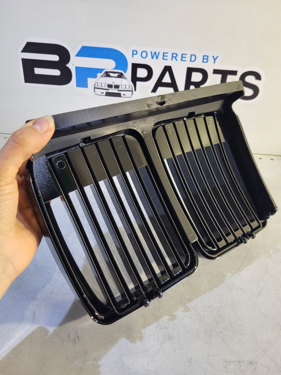 BMW E30 Kidney Set High-Gloss Black NS30KH 51131884350