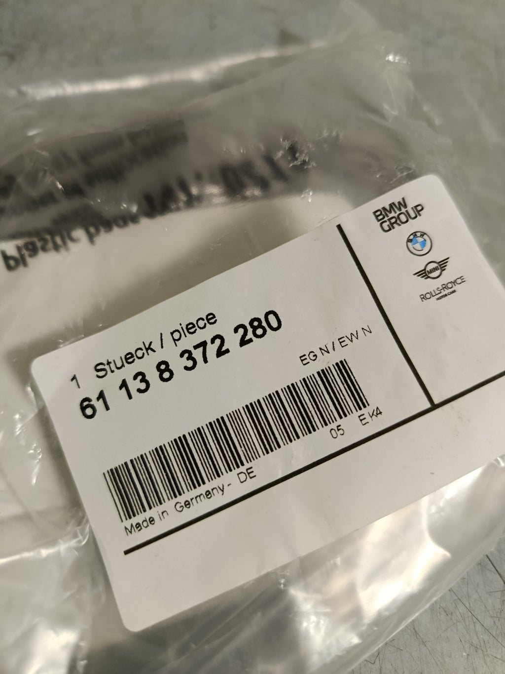 BMW E81 Plug In Connection Bracket 61138372280