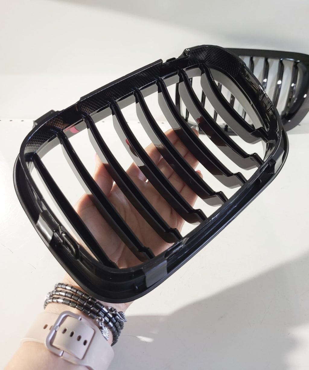 BMW E46 Coupe front grille high gloss black, not oem