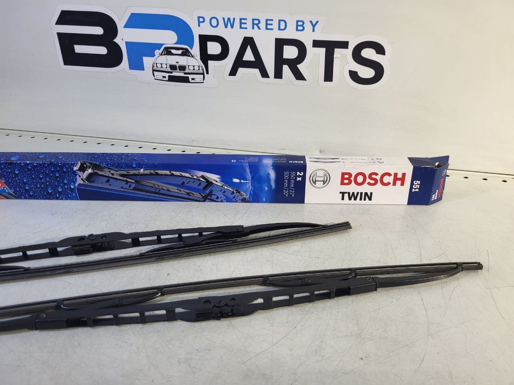 Bosch 3397118422 Wiper Blades Set 550/500mm BMW 61610443590 61610421840 Front