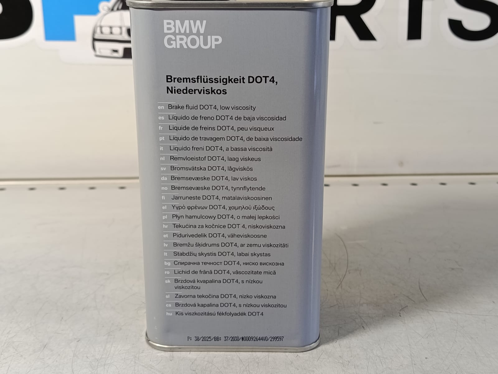 BMW Brake fluid DOT4 low viscosity 1L