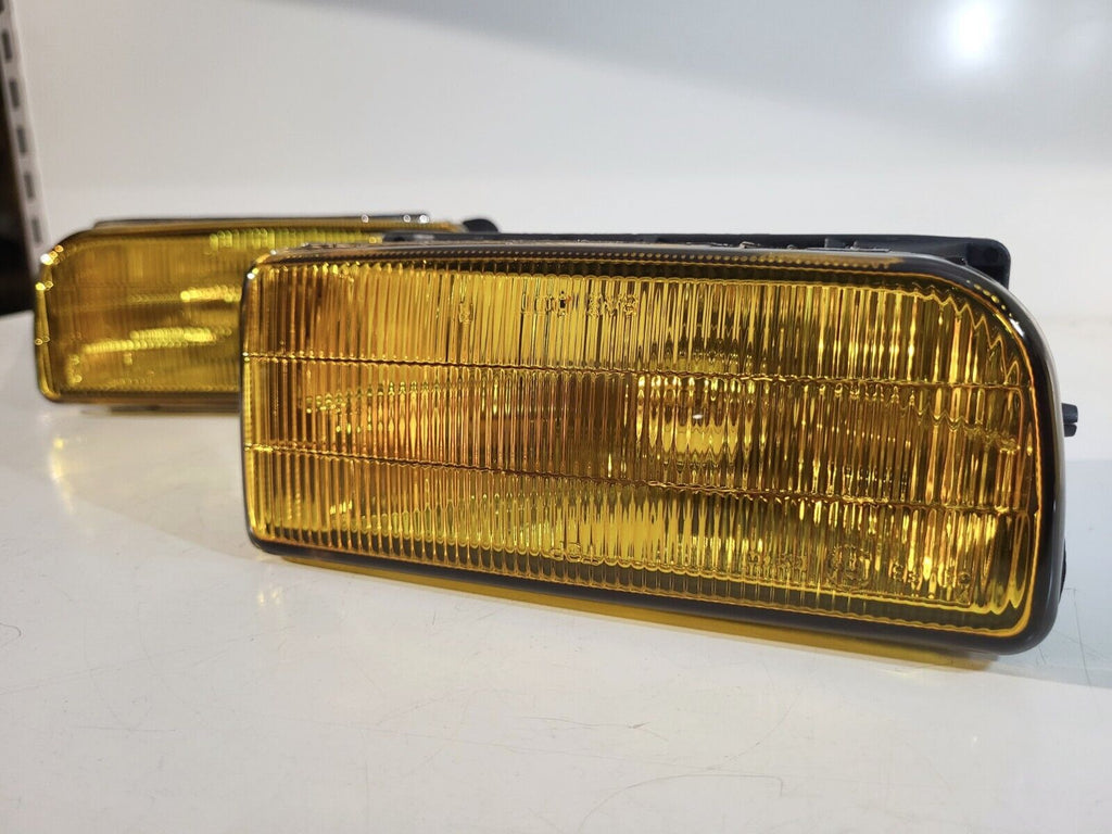 BMW E36 fog lights yellow, OEM look, right, left, set of 2